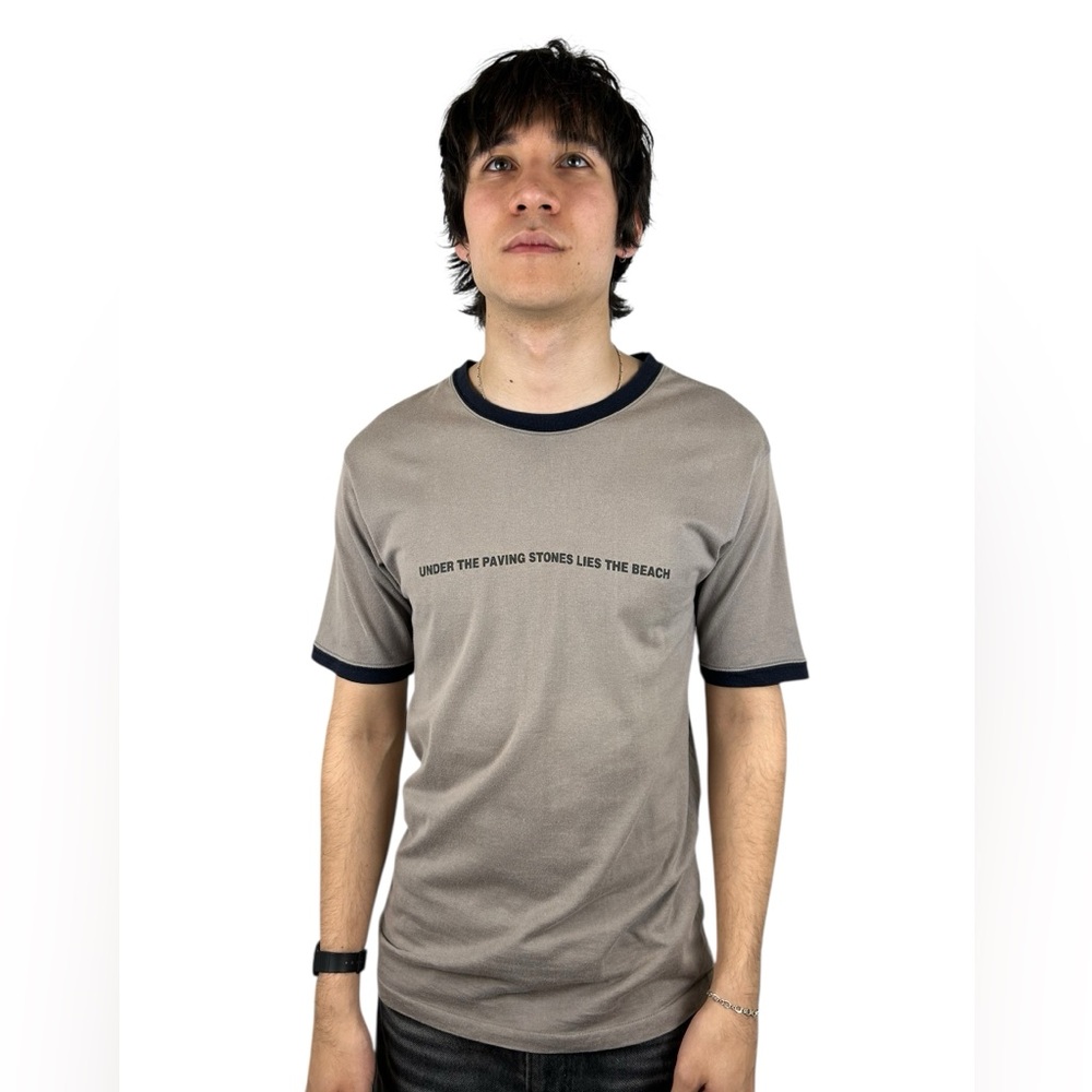 1994SS Undercover “Under The Paving Stones Lie The Beach” Graphic T-Shirt (L)
